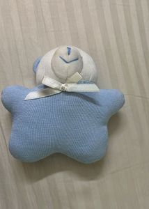 Cute Baby Bib with Teddy Bear