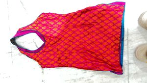 Festive pink Embroidered Kurta