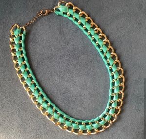 Brand New Ribbon and Metal neckpiece