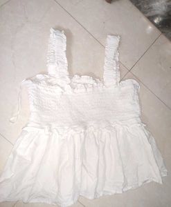 Chic Smocked Peplum Top