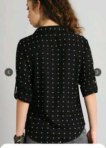 Roadster Black Printed Shirt