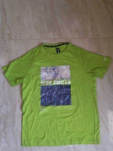 Lime Green Graphic T-Shirt