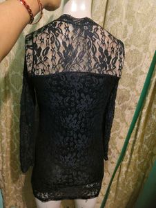 Elegant Black Lace Dress