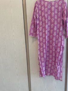 Purple Printed Kurta