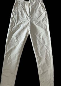 Chic beige Straight Leg Trousers