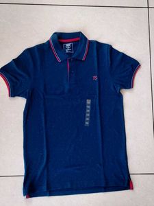 TEAMSPIRIT Navy Blue Polo T-Shirt