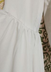 White Polyester Top