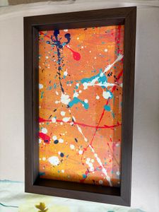 Vibrant Abstract Tray Coaster set