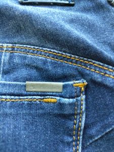 👖Flying Machine Blue Jeans with Paint Splatter
