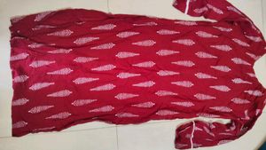 Maroon Kurta