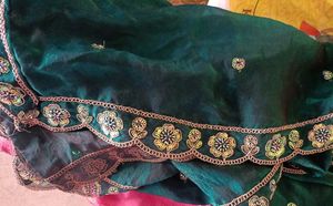 Stunning Teal Embroidered Lehenga Choli