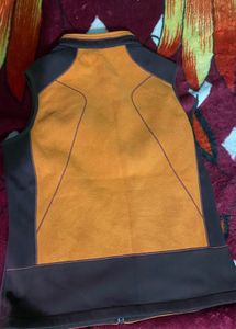 Stylish Orange Sleeveless Vest