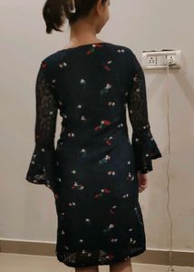 Floral Lace Midi Dress