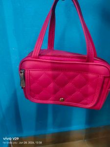 Quilted Pink Handbag