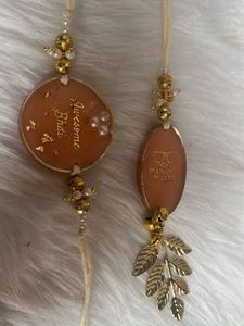 Designer Rakhi Set for Brother &amp; Sister-in-Law