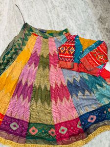 Vibrant Patchwork Lehenga Choli Set