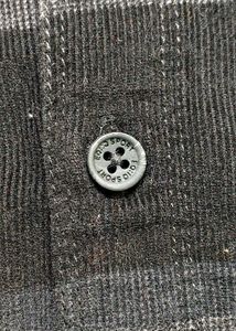 EQ:IQ SportBlack &amp; Grey Plaid Corduroy Shirt