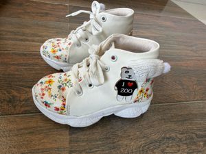 Cute Floral Toddler Sneakers