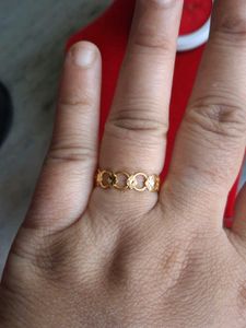 Elegant Diamond &amp; Gold Ring 22crt