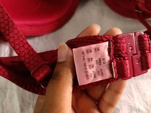 Hunkemoller Red Textured Bra