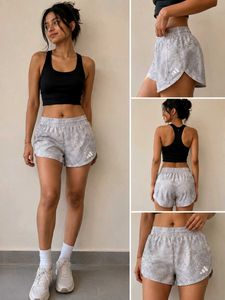 Adidas Grey Patterned Running Shorts