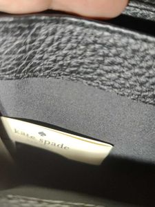 Kate Spade Black Embossed Floral Wallet