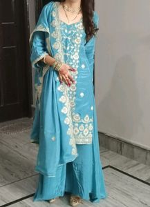 Heavy Sharara Suit With Dupatta