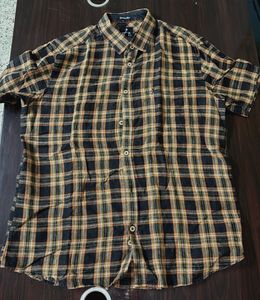Indian Terrain Men's Plaid Short Sleeve Shirt