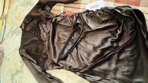 savana Satin Ruched Mini Dress with Belt