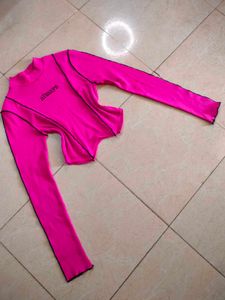 Y2K Pink Long Sleeve Top💓🌺👄🌷🦄🦩🍧🍭