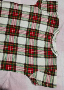 Tartan Print Mini Dress