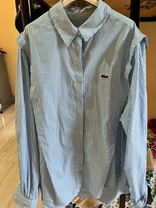 Striped Button-Up Shirt