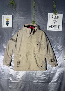 Men's Beige Winter Jacket