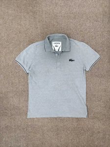 Lacoste Men's Grey Polo T-Shirt