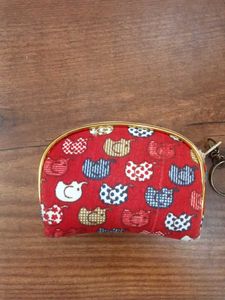 thailand Elephant Print Coin Pouch