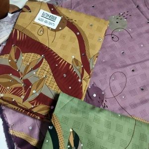 Embroidered Cotton Salwar Kameez Set