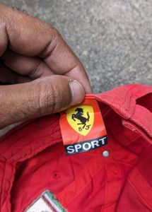 Ferrari Red Baseball Cap 🧢