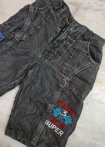 Black Grey Short's Or Nikkar For Baby Boy