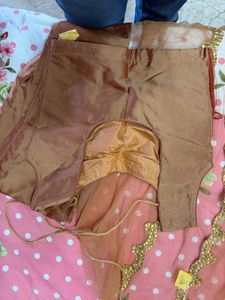 Elegant Brown Ethnic Co-ord Set with jacket