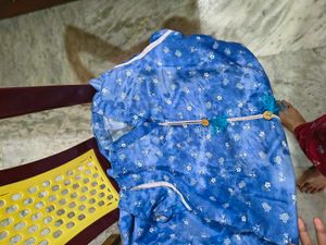 Blue Printed Kurta