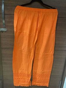 Stylish Printed Orange &amp; Grey Kurta