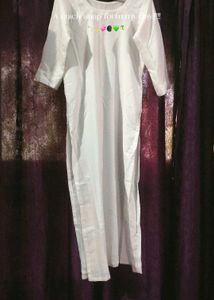 Comfortable White Ethnic Kurta