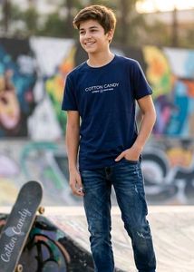 Cotton Candy Navy Tee