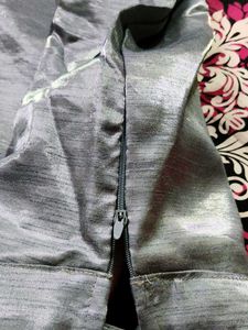 Shimmering Grey Ethnic Skirt