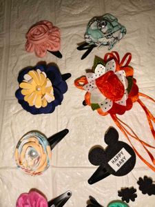 Handmade Floral Hair Clips