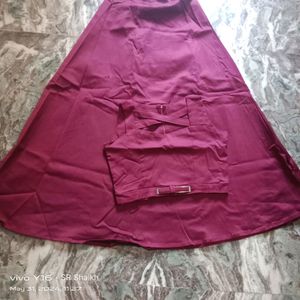 Maroon Two-Piece Set