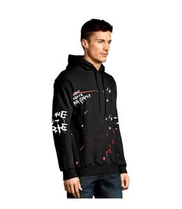 Hoodies Neck Printed (Black)