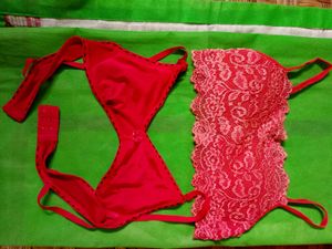Red Leave  Bra Bundle
