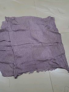 Lavender Crinkle Dupatta