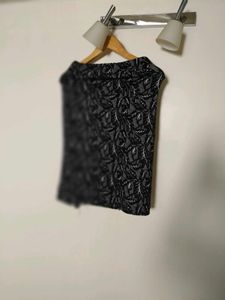 Stylish Leaf Print Skirt
